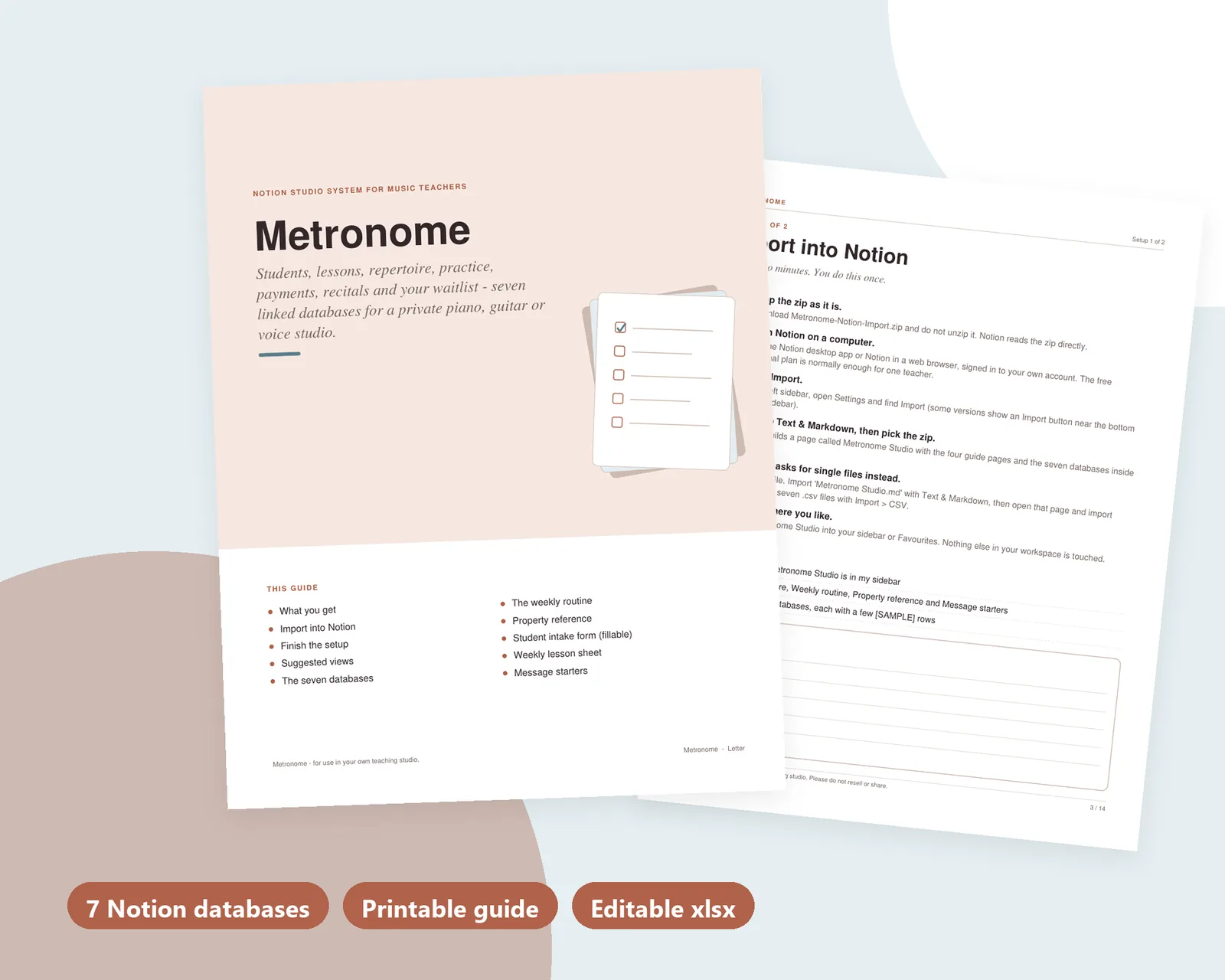 Metronome on the Etsy shop